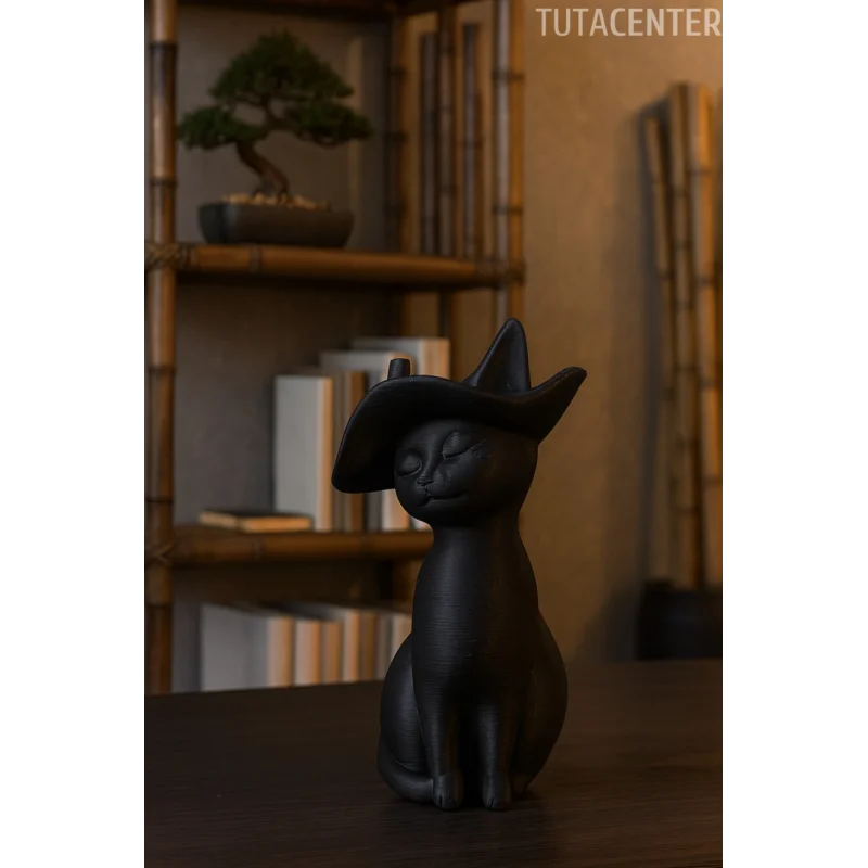 ZARİF LEYDİ KEDİ BİBLO MODERN BİBLO 15CM PLASTİK