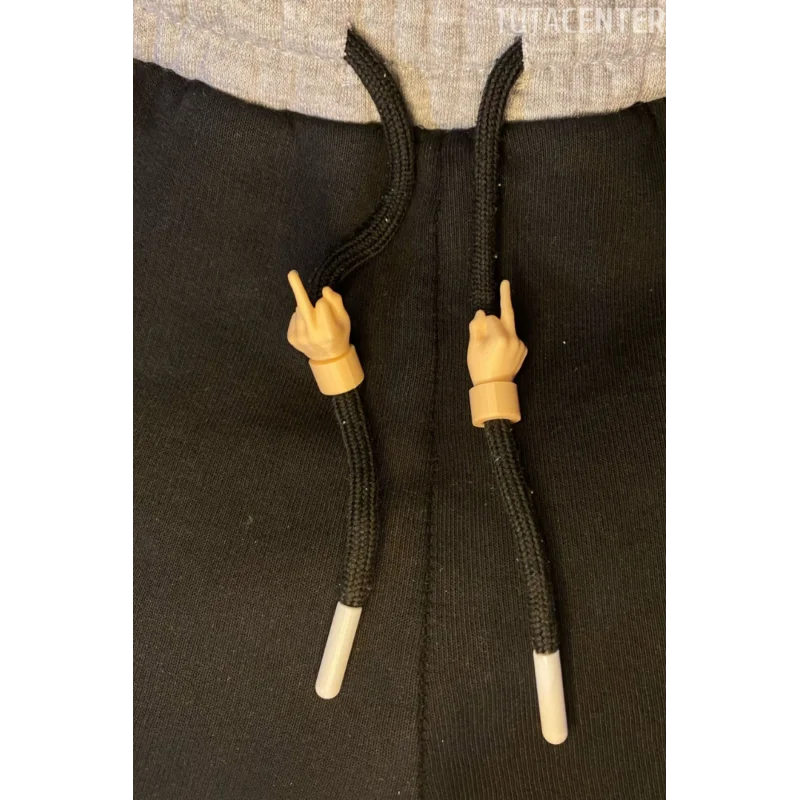 Yıldırım, Hayalet, Gözlük, Orta parmak, Playboy Tavşan Şekilli Bağcık İp Süsü 10 ADET Karışık Set