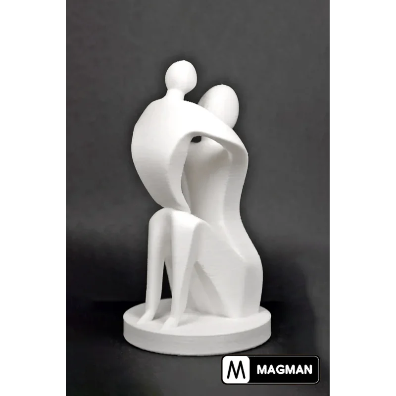 Anne Baba Çocuklar 2li Aile Biblo Seti Beyaz