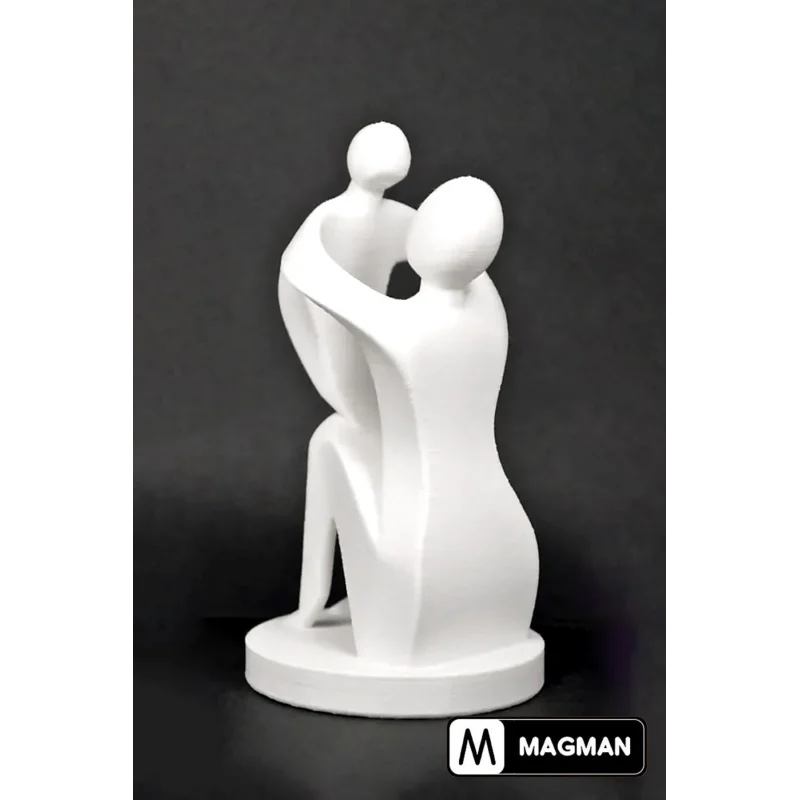 Anne Baba Çocuklar 2li Aile Biblo Seti Beyaz