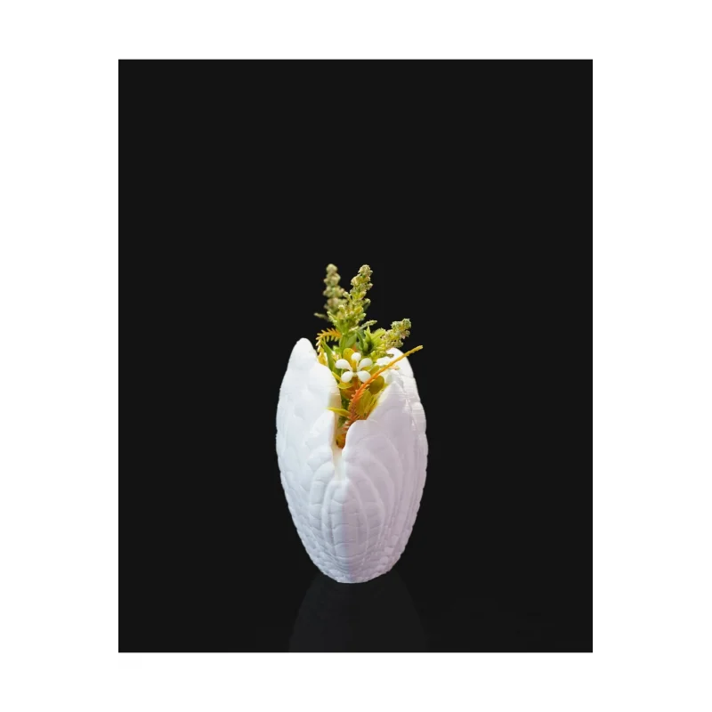 İstiridye Vazo, Dekoratif Vazo, Dekoratif Biblo Midye Vazo Deniz Kabuğu