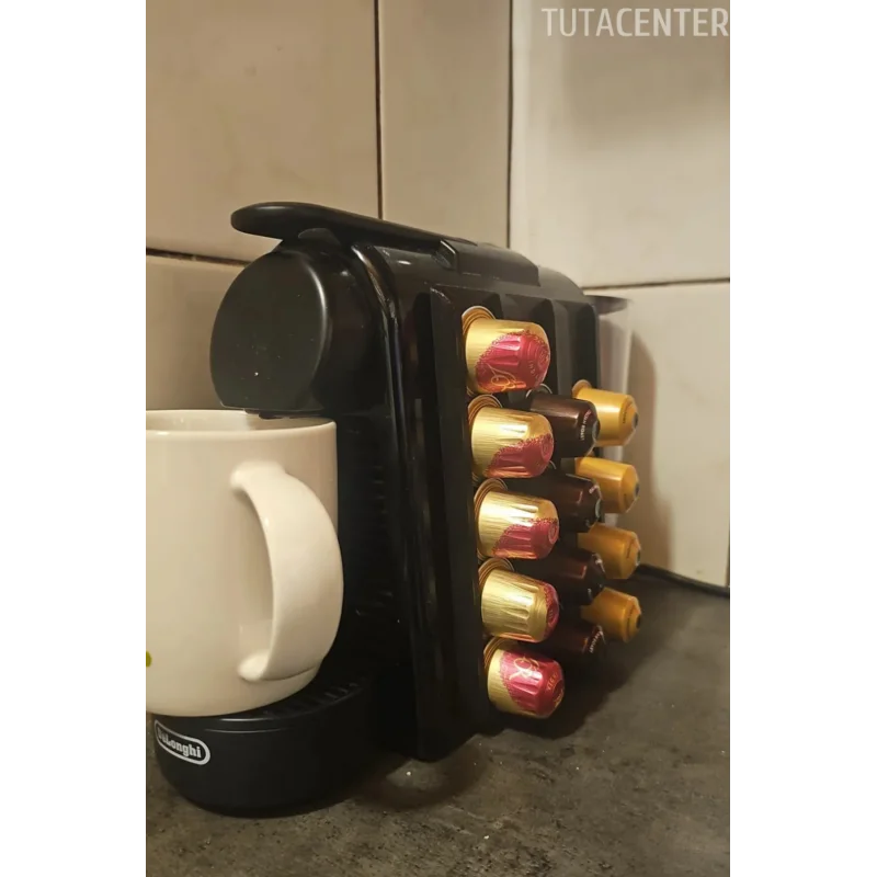 Nespresso Kapsül Kahve Standı Dekoratif Çok Amaçlı ( SİYAH RENK )