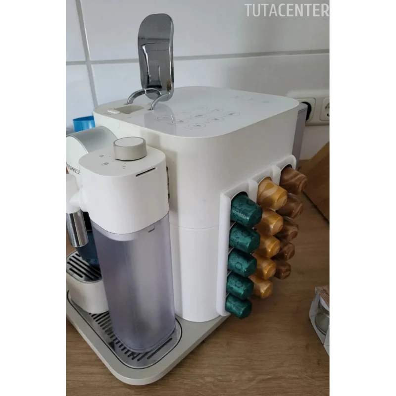 Nespresso Kapsül Kahve Standı Dekoratif Çok Amaçlı ( BEYAZ RENK )