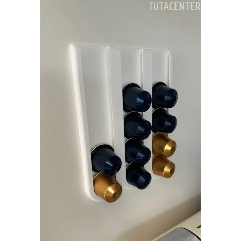 Nespresso Kapsül Kahve Standı Dekoratif Çok Amaçlı ( BEYAZ RENK )