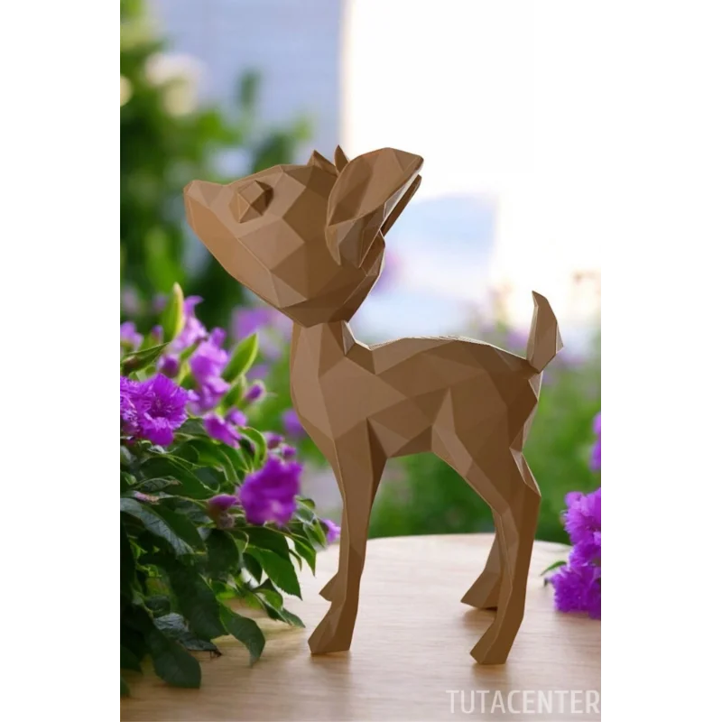 Yavru Geyik Biblo Figür Dekoratif Yavru Geyik Figürü 20 cm