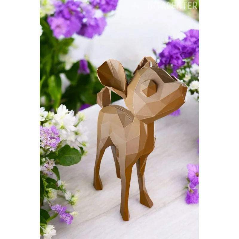 Yavru Geyik Biblo Figür Dekoratif Yavru Geyik Figürü 20 cm