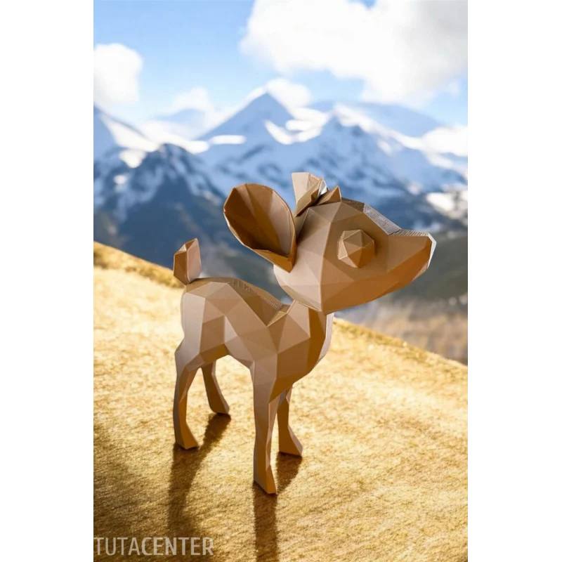 Yavru Geyik Biblo Figür Dekoratif Yavru Geyik Figürü 20 cm