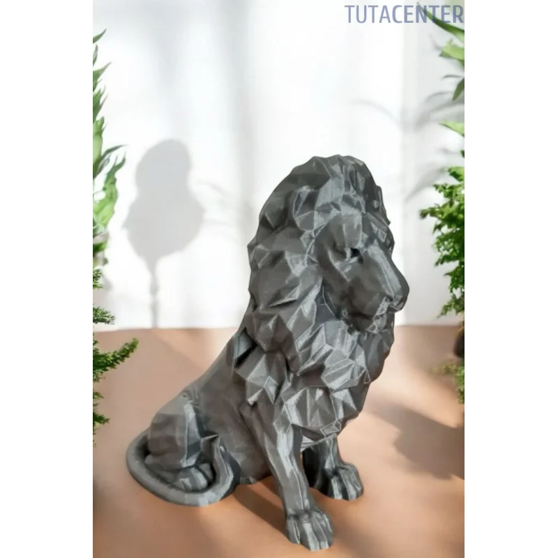 Aslan Figürlü Biblo - Dekoratif Aslan Biblo 15cm