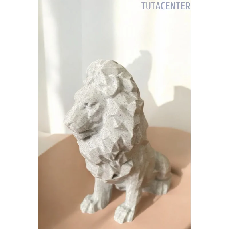 Aslan Figürlü Biblo - Dekoratif Aslan Biblo 15cm