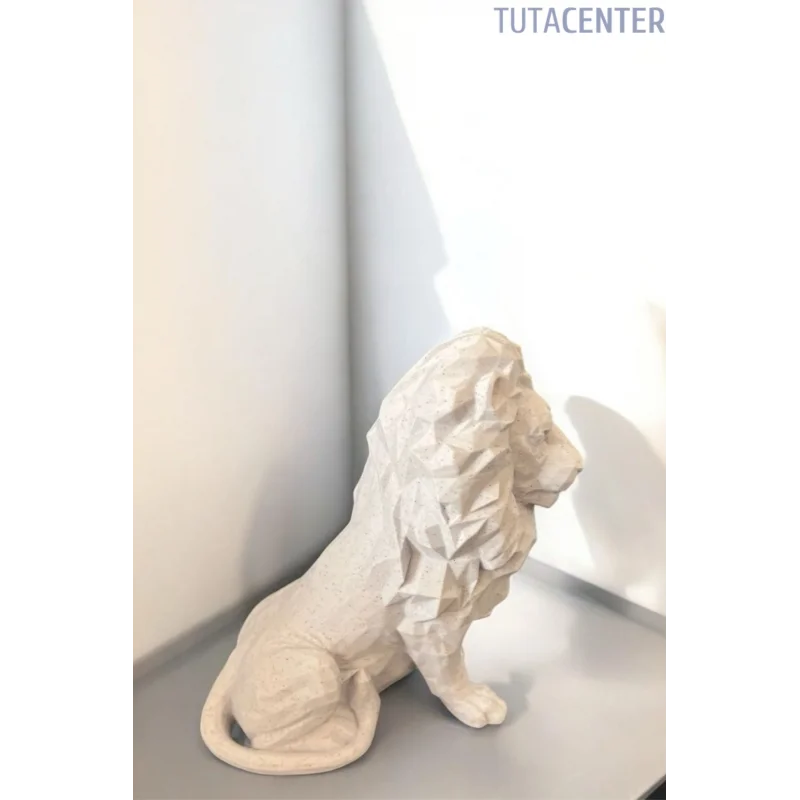 Aslan Figürlü Biblo - Dekoratif Aslan Biblo 15cm