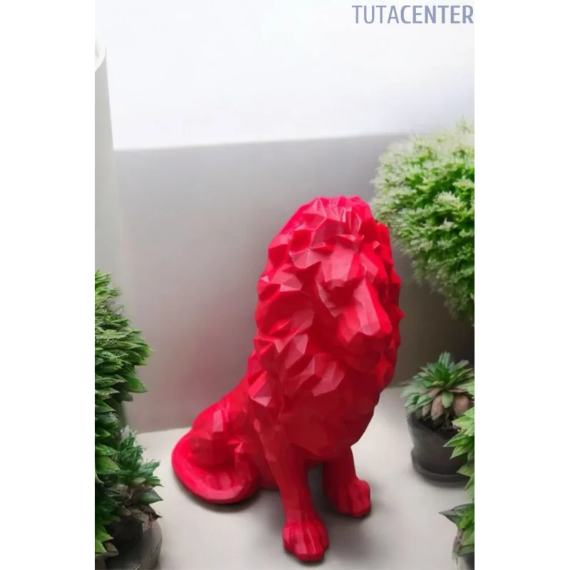 Aslan Figürlü Biblo - Dekoratif Aslan Biblo 15cm