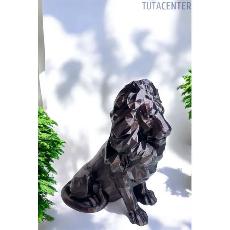 Aslan Figürlü Biblo - Dekoratif Aslan Biblo 15cm