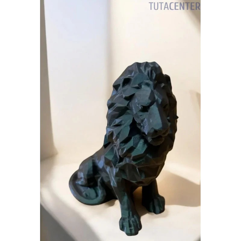 Aslan Figürlü Biblo - Dekoratif Aslan Biblo 15cm