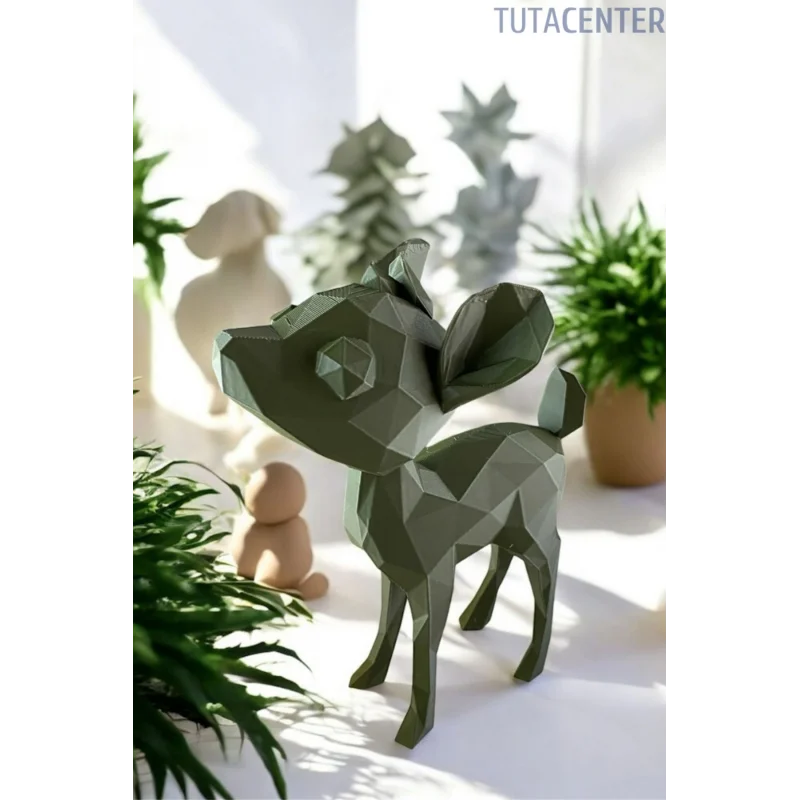 Yavru Geyik Biblo Figür Dekoratif Yavru Geyik Figürü 20 cm