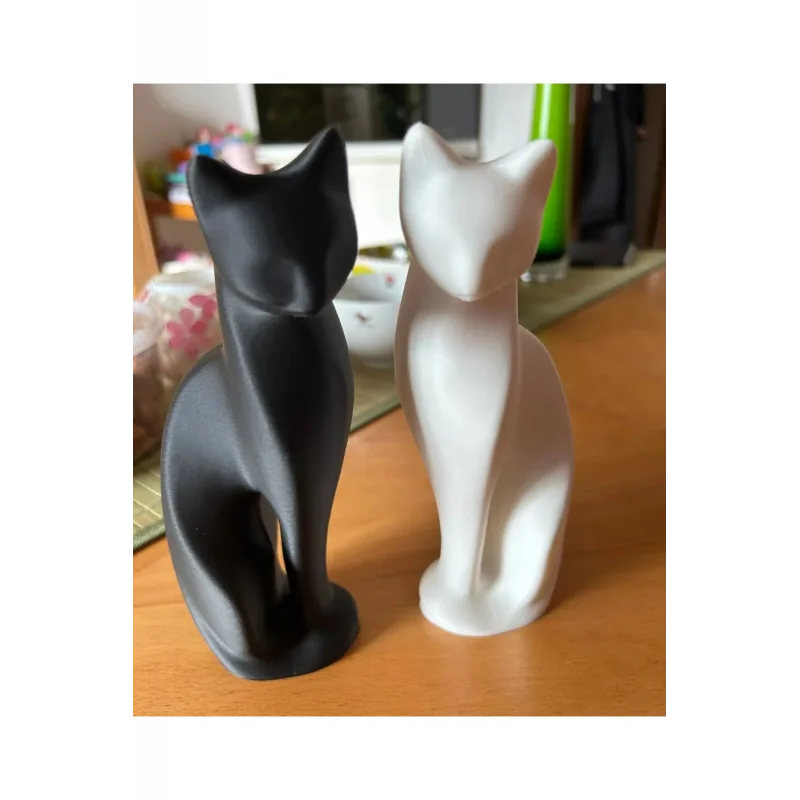 Kedi Obje Dekoratif 2li Kedi Biblo Set Figür