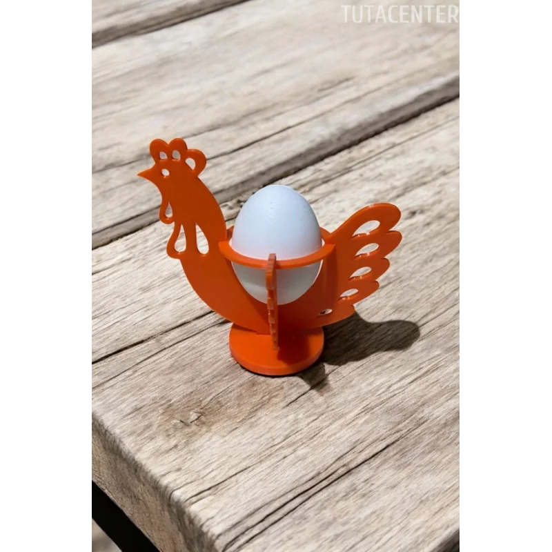 Yumurta Kabı Yumurta Tutucu 2li set Tavuk Figürlü