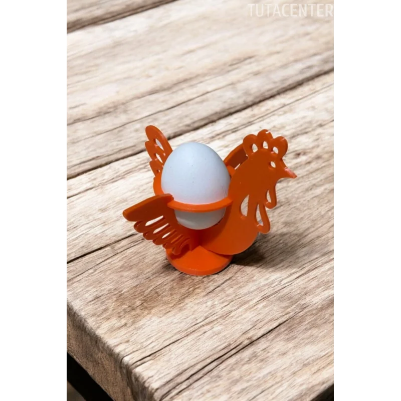 Yumurta Kabı Yumurta Tutucu 2li set Tavuk Figürlü