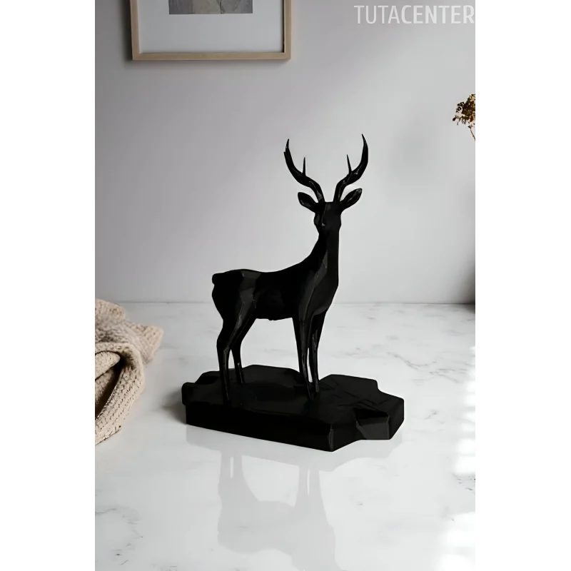 GEOMETRİK GEYİK BİBLO Dekoratif Geyik Figür