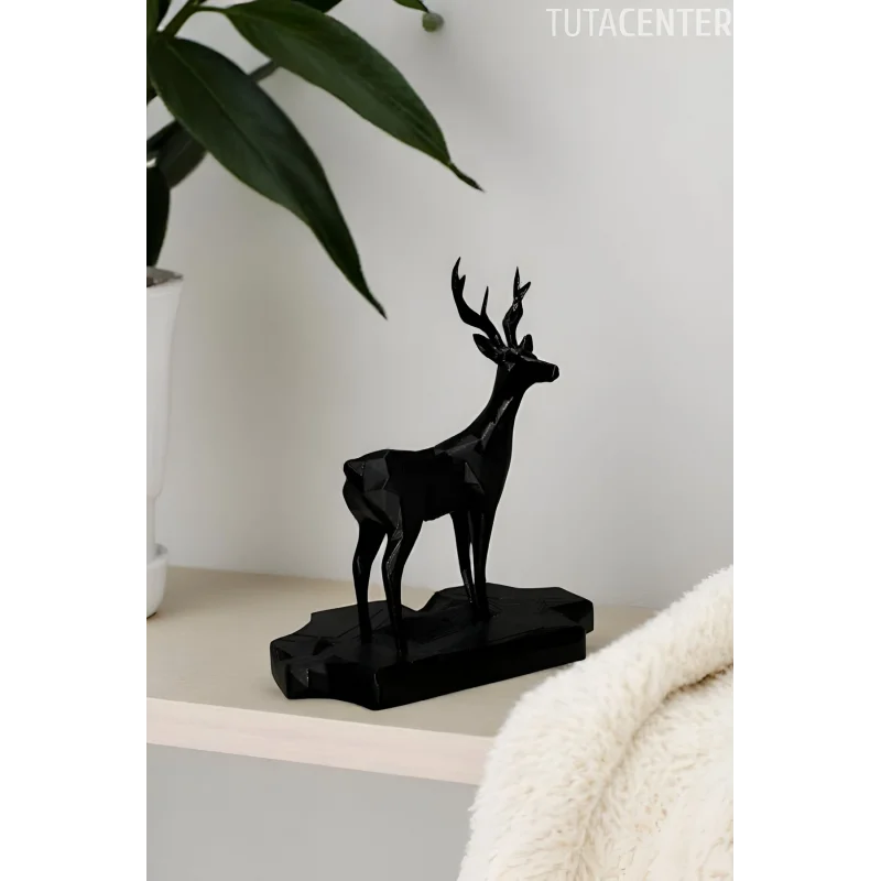 GEOMETRİK GEYİK BİBLO Dekoratif Geyik Figür
