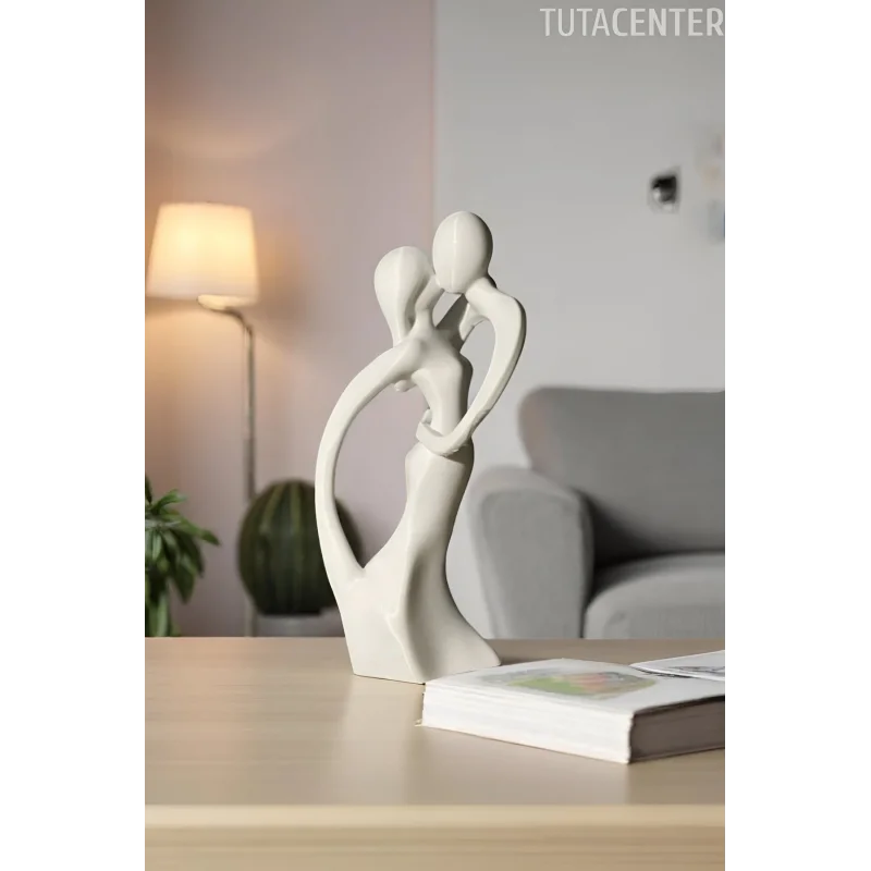 ROMANTİK ÇİFT BİBLO Dekoratif Figür