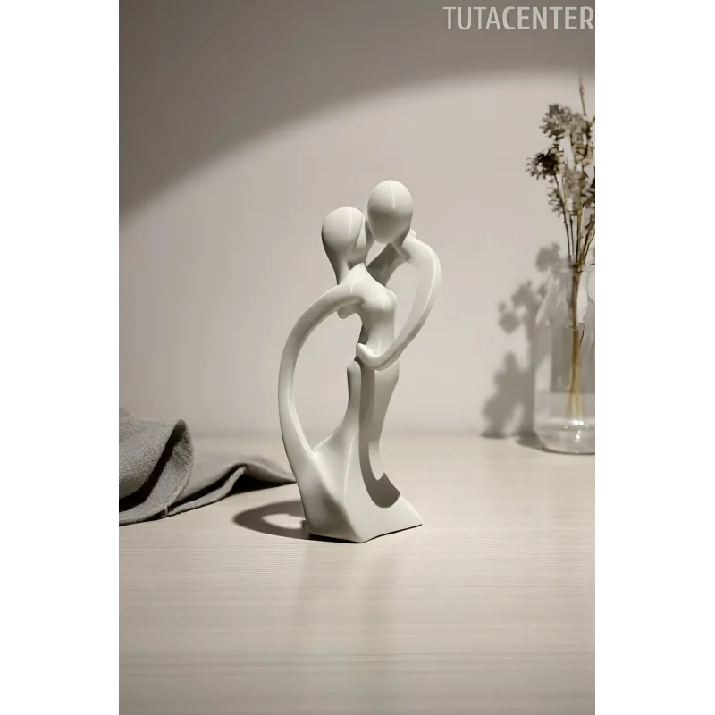 ROMANTİK ÇİFT BİBLO Dekoratif Figür