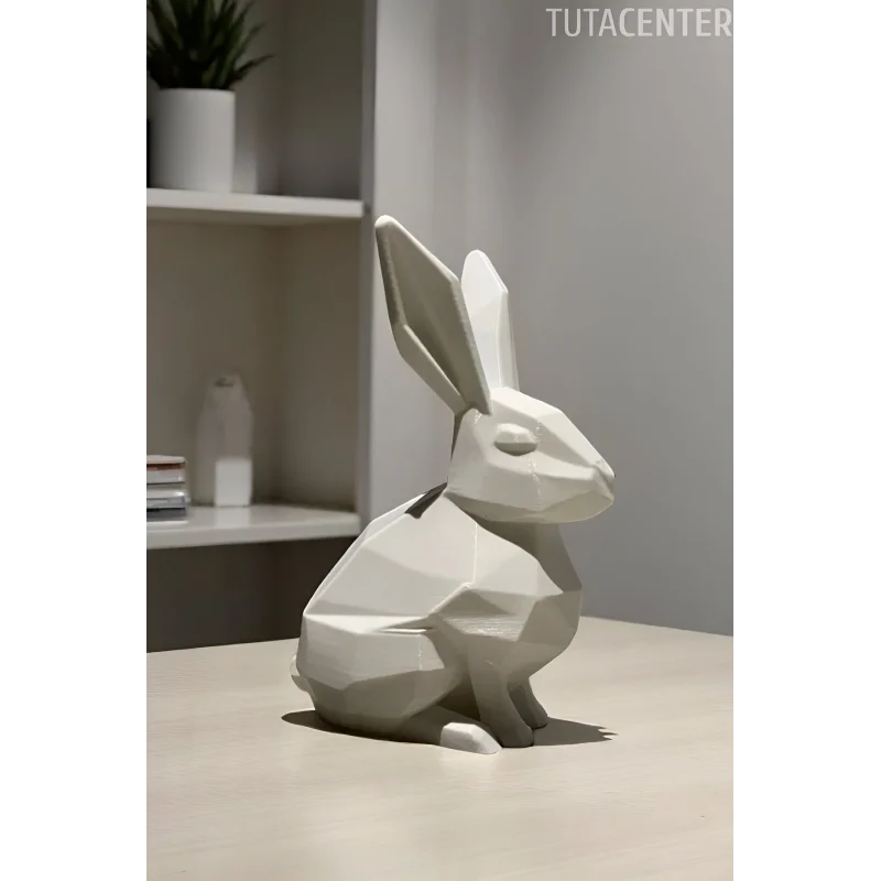 MODERN GEOMETRİK TAVŞAN BİBLO Dekoratif Tavşan Figür