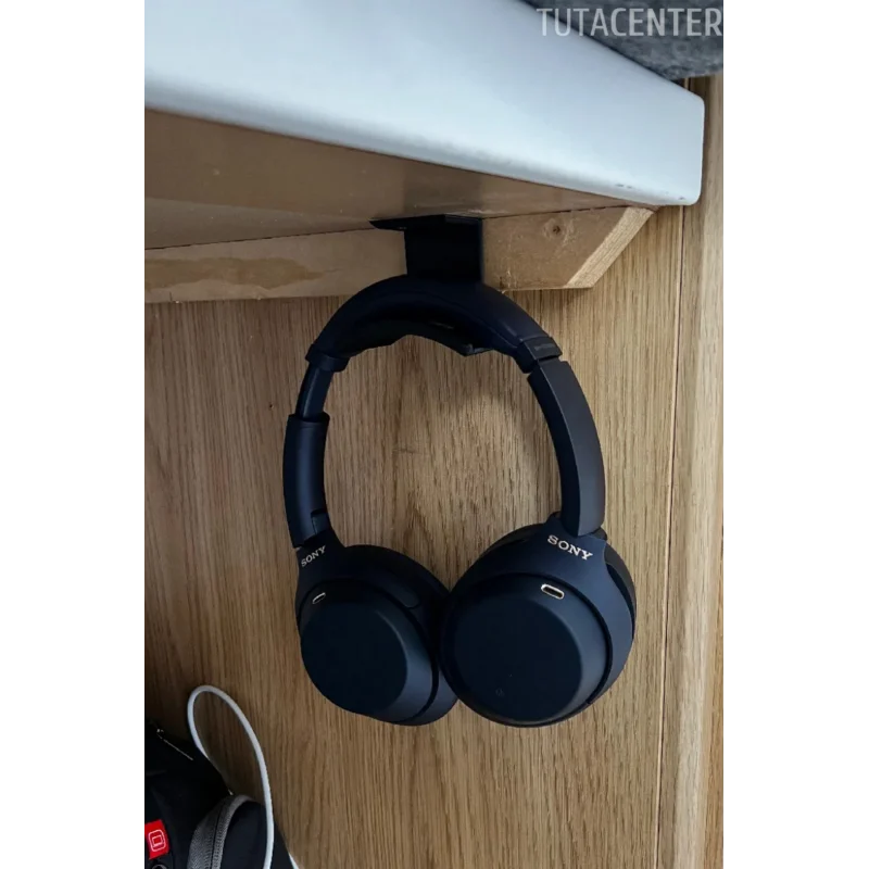 Masa Altı Kulaklık Asma Aparatı, Bilgisayar Kulaklığı Askı Aparatı, Gizli Kulaklık Askısı