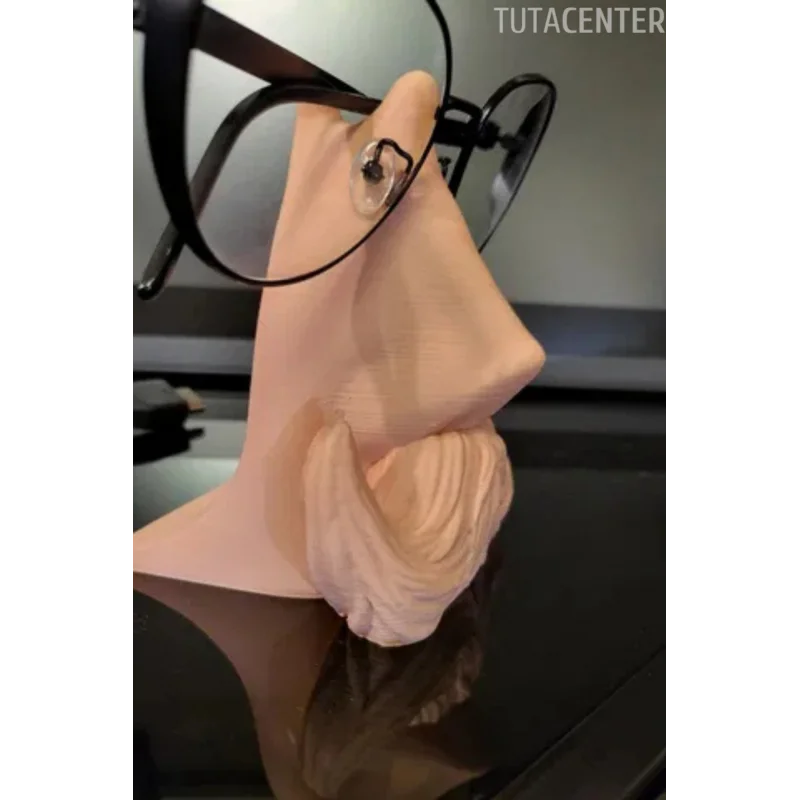 Dekoratif Gözlük Standı - Dekoratif Burun Bıyık Gözlük Tutucu