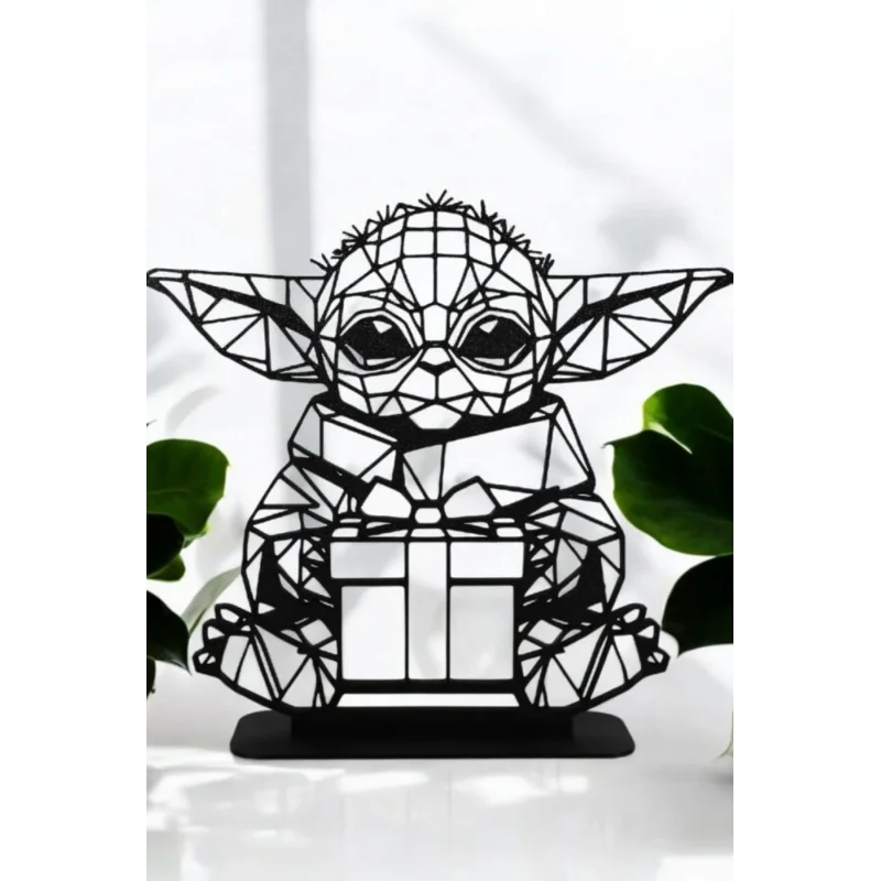 DEKORATİF BABY YODA STAND ŞIK VE SADE GÖRÜNÜM