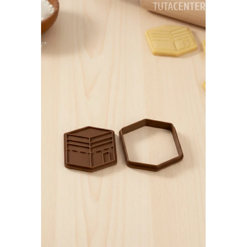 İslami Sembol Kurabiye Kalıbı Kabe Şekilli Kalıp