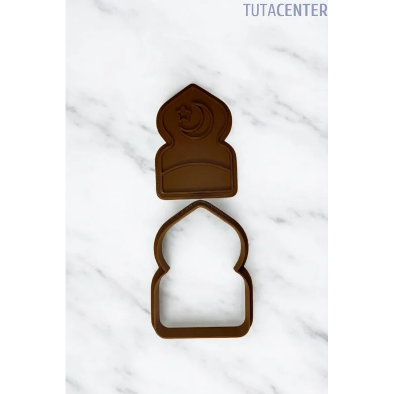 İslami Sembol Kurabiye Kalıbı Hilal Şeklinde Kurabiye Kalıbı