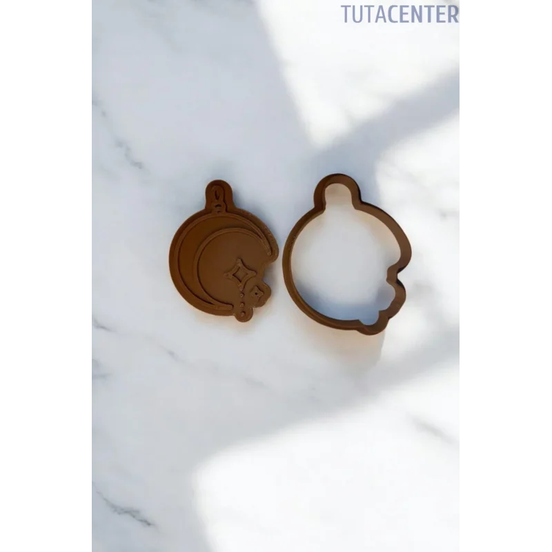 İslami Sembol Kurabiye Kalıbı Yıldız ve Hilal Sembollü