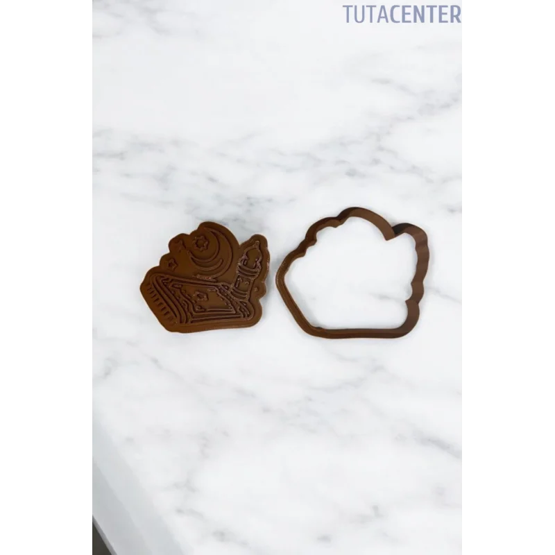 İslami Sembol Kurabiye Kalıbı Seccade Minare Şeklinde Kalıp