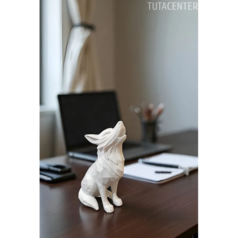 KURT BİBLO DEKORATİF KURT TASARIMLI AKSESUAR 10cm