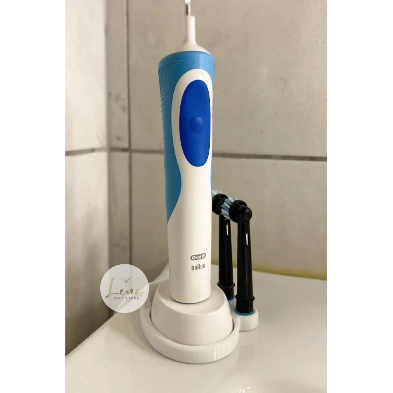 Oral-B Uyumlu Şarjlı Diş Fırçası ve Başlıkları için Stand (1 Şarjlı Fırça, 2 Başlık)