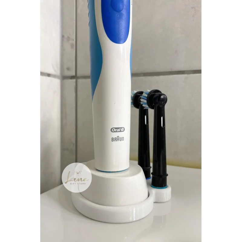 Oral-B Uyumlu Şarjlı Diş Fırçası ve Başlıkları için Stand (1 Şarjlı Fırça, 2 Başlık)