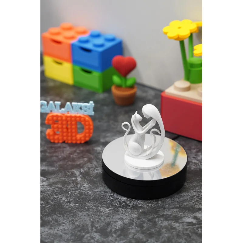 Dekoratif Kedi & Anne Biblo