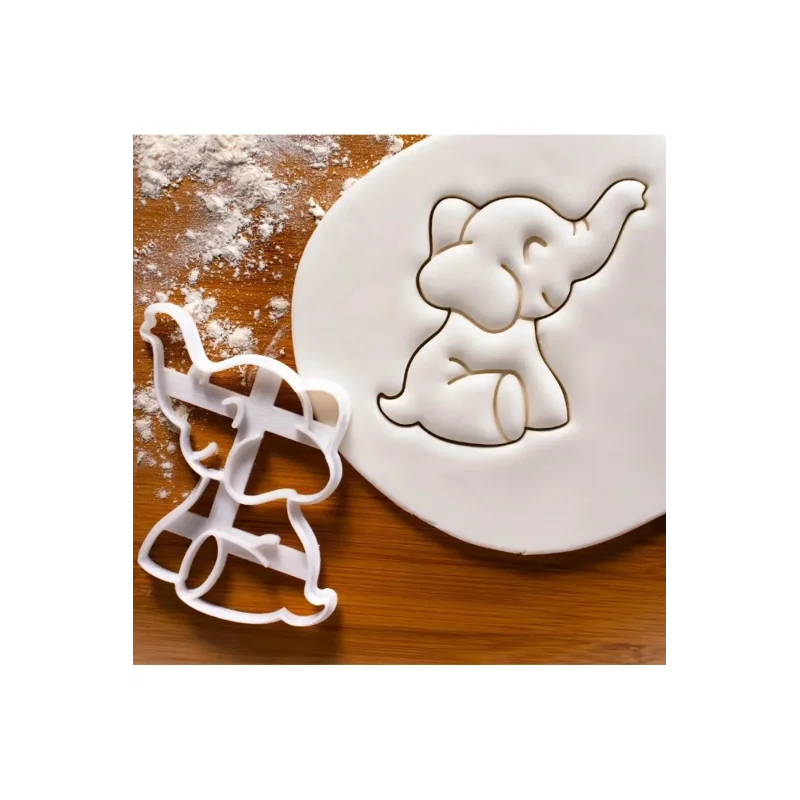 Bebek Fil Kurabiye Kalıbı, Kurabiye Kesici, Hamur Şekillendirici