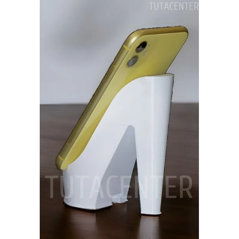 TOPUKLU AYAKKABI TELEFON TUTACAĞI - DEKORATİF TELEFON TUTACAĞI