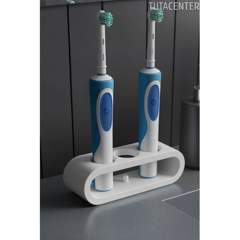 Şarjlı Diş Fırçası Tutucu Stand 3 Bölmeli