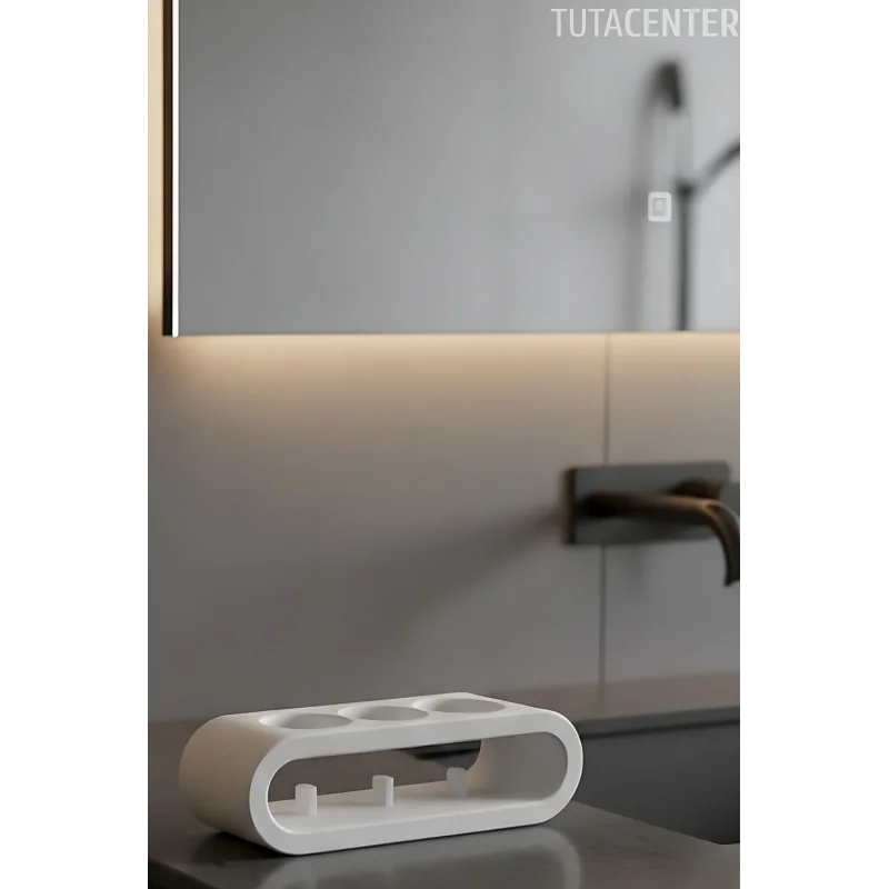 Şarjlı Diş Fırçası Tutucu Stand 3 Bölmeli