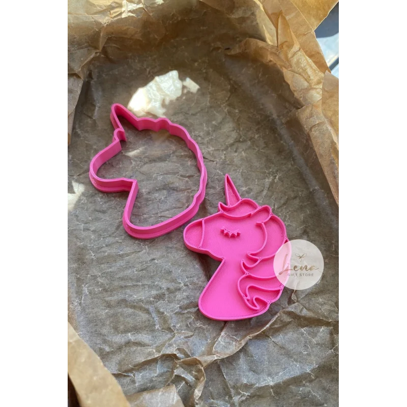 Unicorn Temalı Kalıp Kurabiye Kek Şeker Hamur Kalıbı