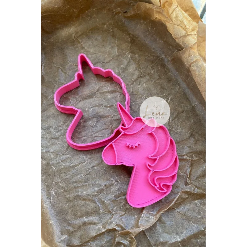 Unicorn Temalı Kalıp Kurabiye Kek Şeker Hamur Kalıbı