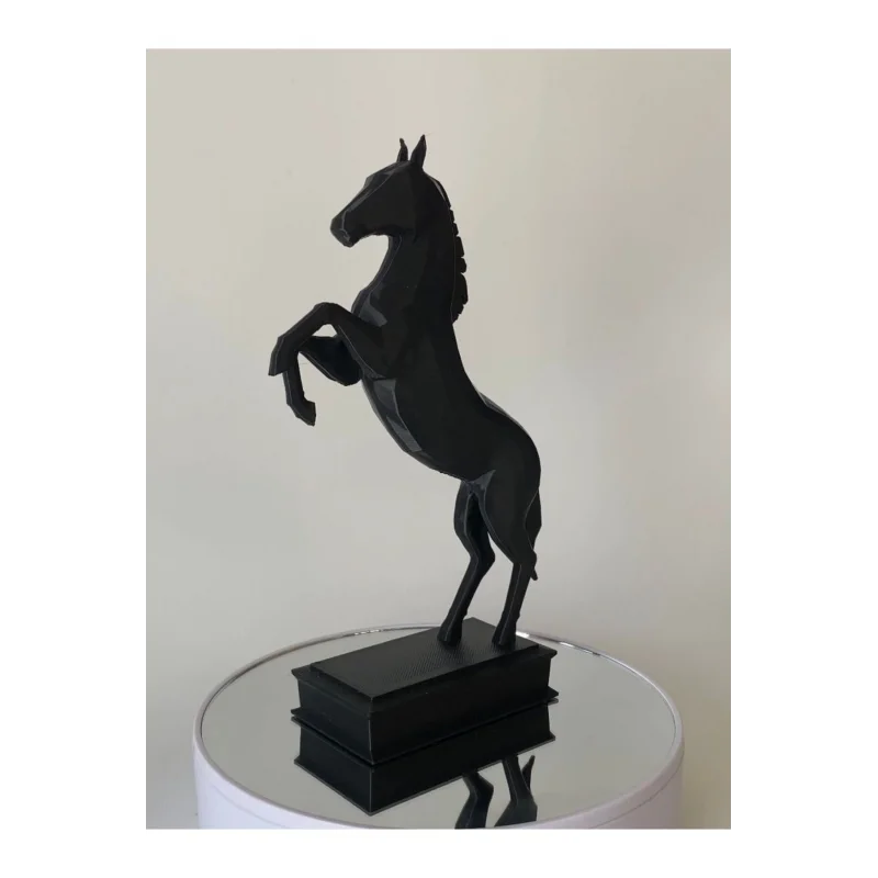 Şahlanan At Biblosu Dekoratif Figür