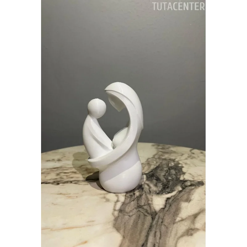 Ebedi Bağ Silueti Anne Ve Çocuk Dekoratif Biblo ( Anneler Günü Hediyesi )