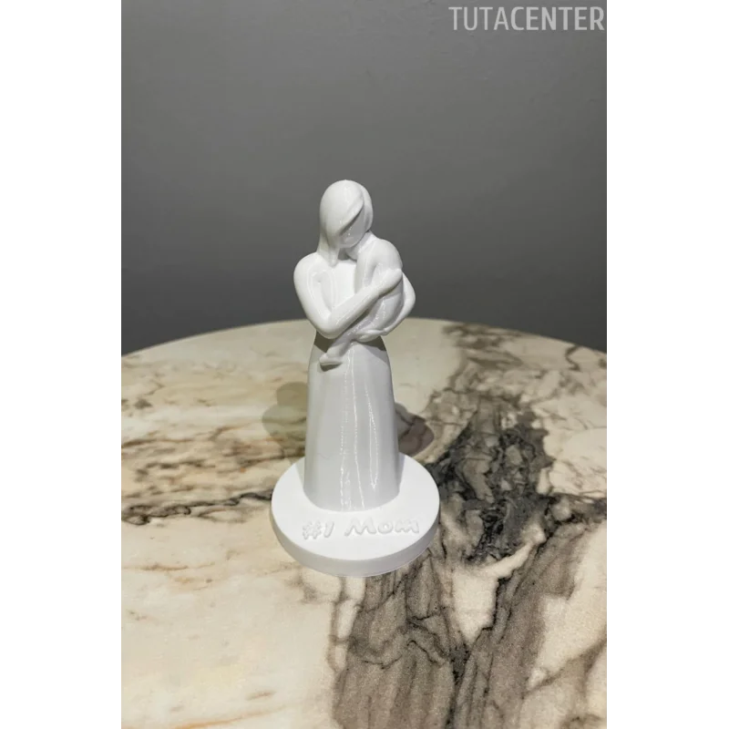 1 Numaralı Anne Ve Bebek Dekoratif Biblo( Anneler Günü, Yeni Doğan Hediyesi )