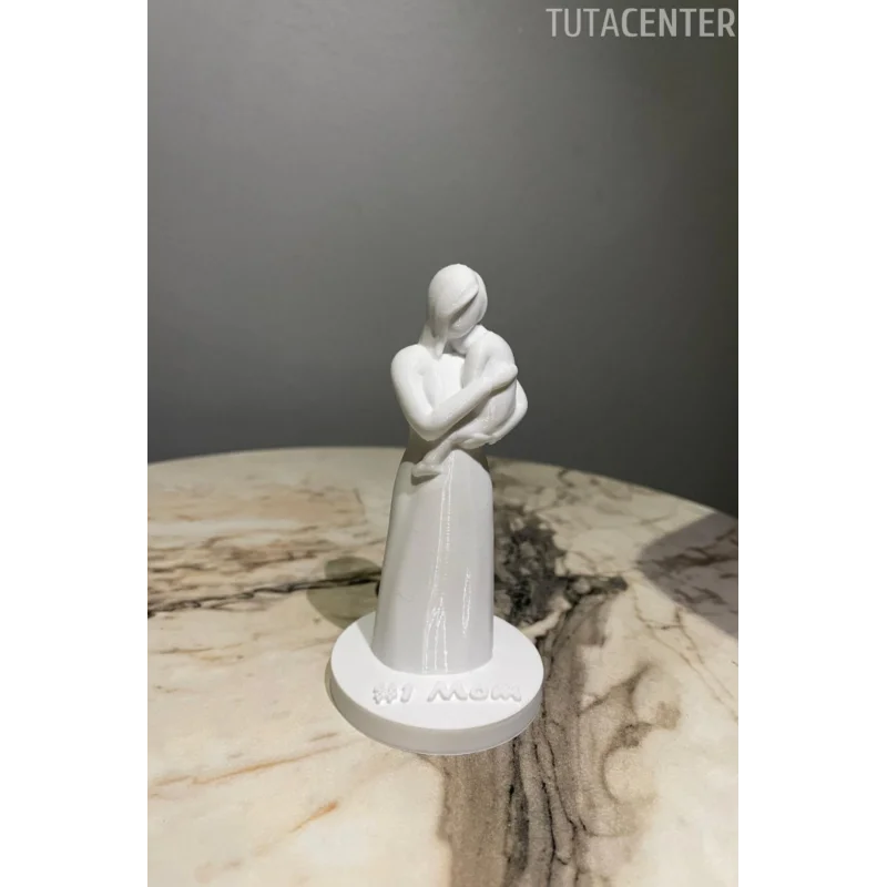 1 Numaralı Anne Ve Bebek Dekoratif Biblo( Anneler Günü, Yeni Doğan Hediyesi )