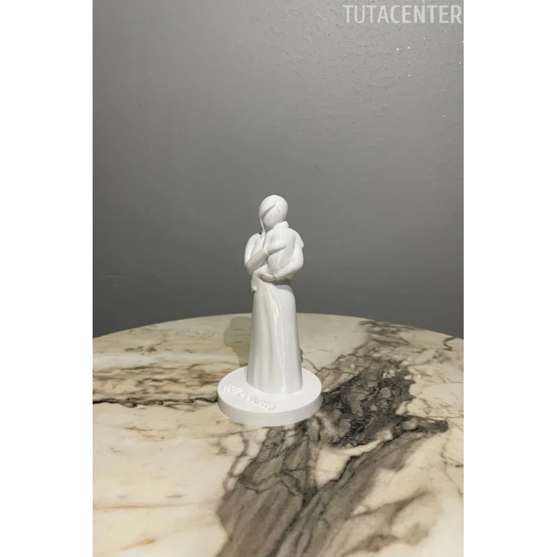 1 Numaralı Anne Ve Bebek Dekoratif Biblo( Anneler Günü, Yeni Doğan Hediyesi )