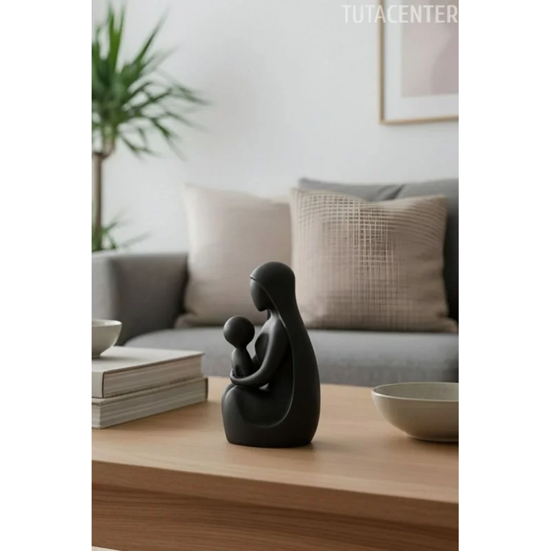 Dekoratif Anne Ve Çocuk Figür Anneler Günü Hediyeli Dekoratif Biblo( Anneler Günü Hediyesi )