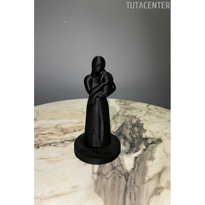 1 Numaralı Anne Ve Bebek Dekoratif Biblo( Anneler Günü, Yeni Doğan Hediyesi )